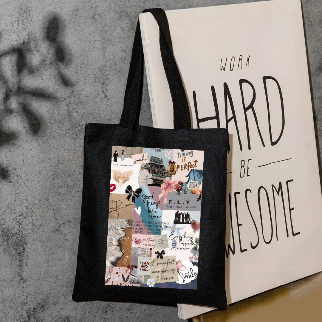 Good things take time aesthetic tote bag