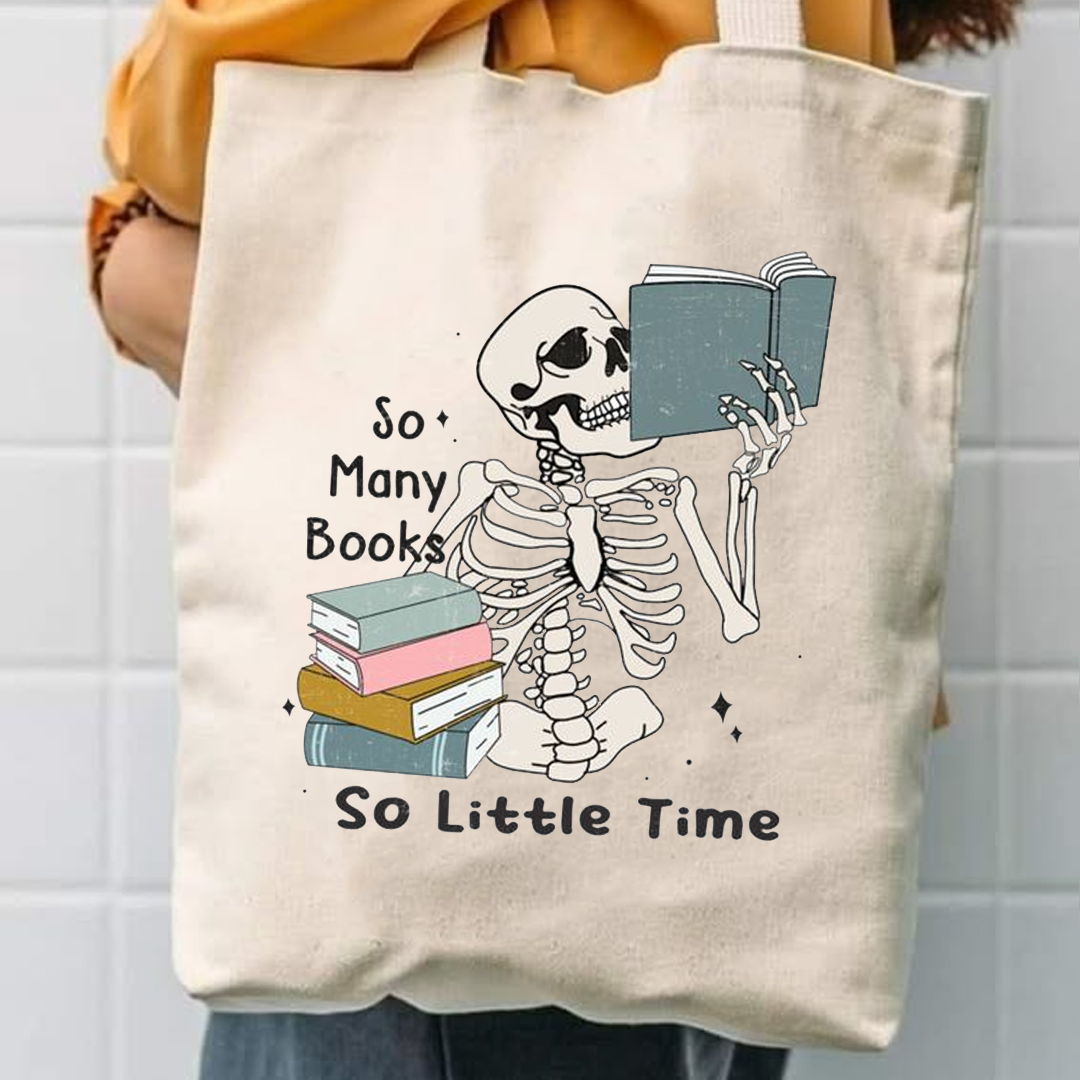 So many books canvas tote bag