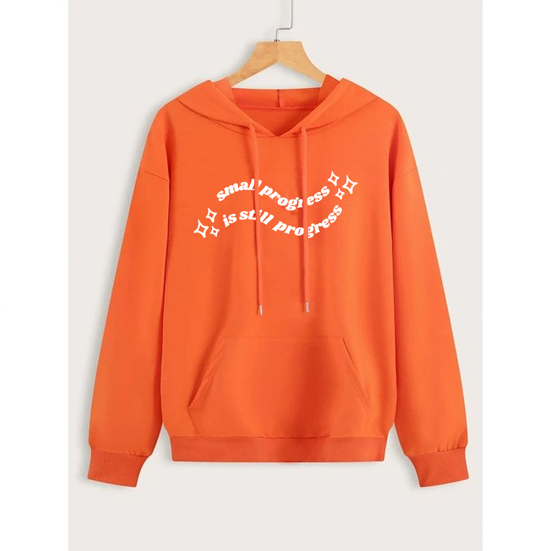 Small progress is still progress Fleece hoodie
