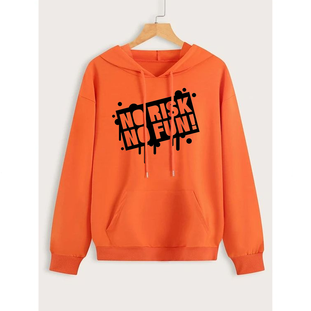 No risk no fun Fleece hoodie