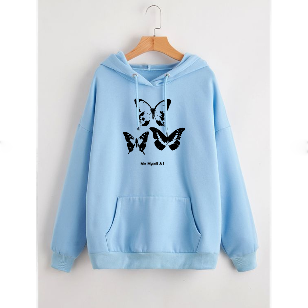 Me myself and I Fleece hoodie