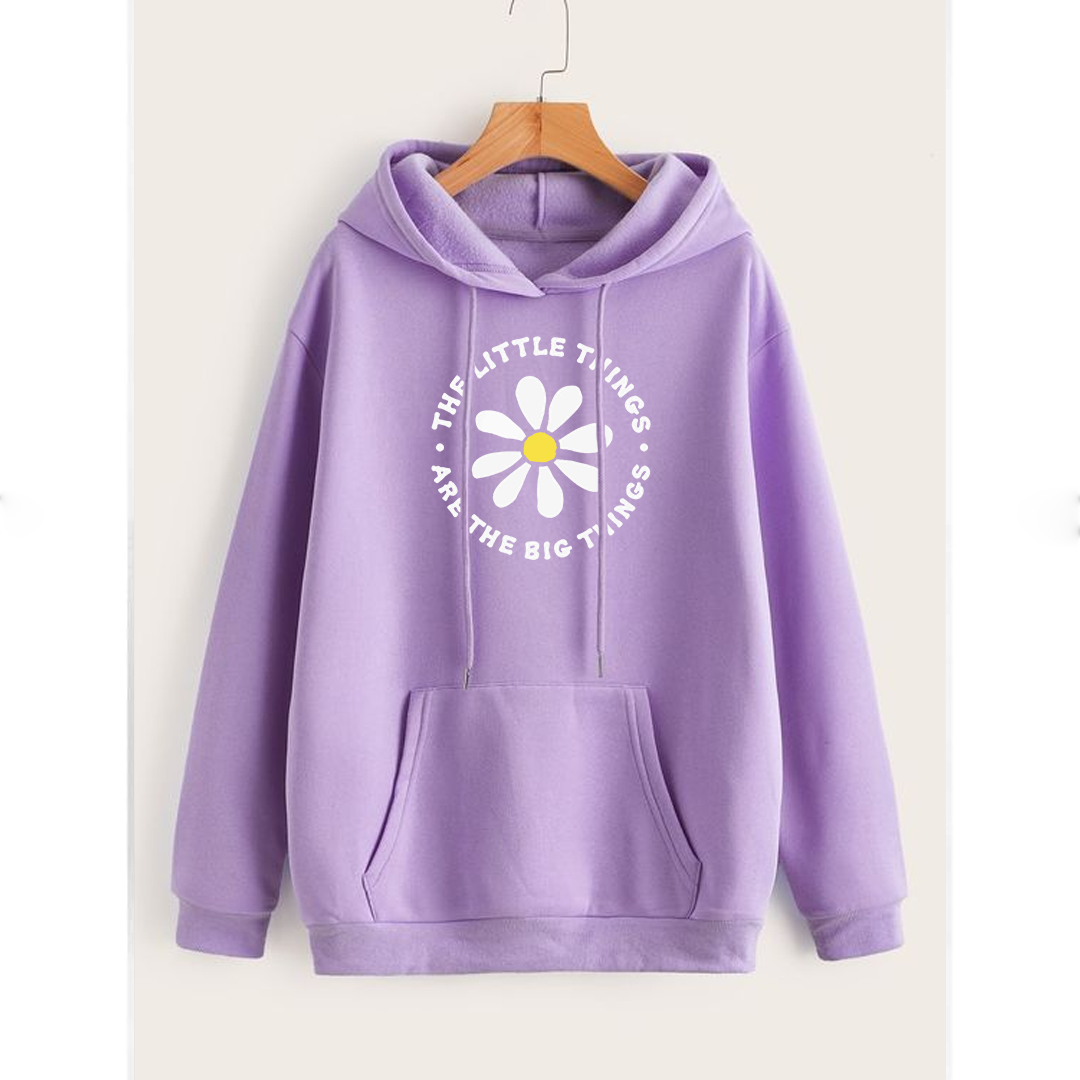The little things are the big things Fleece hoodie