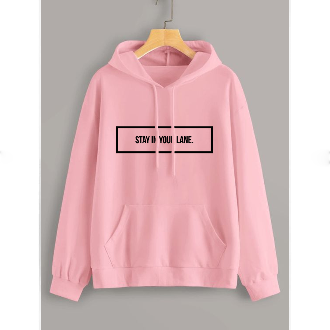 Stay in your lane Fleece hoodie