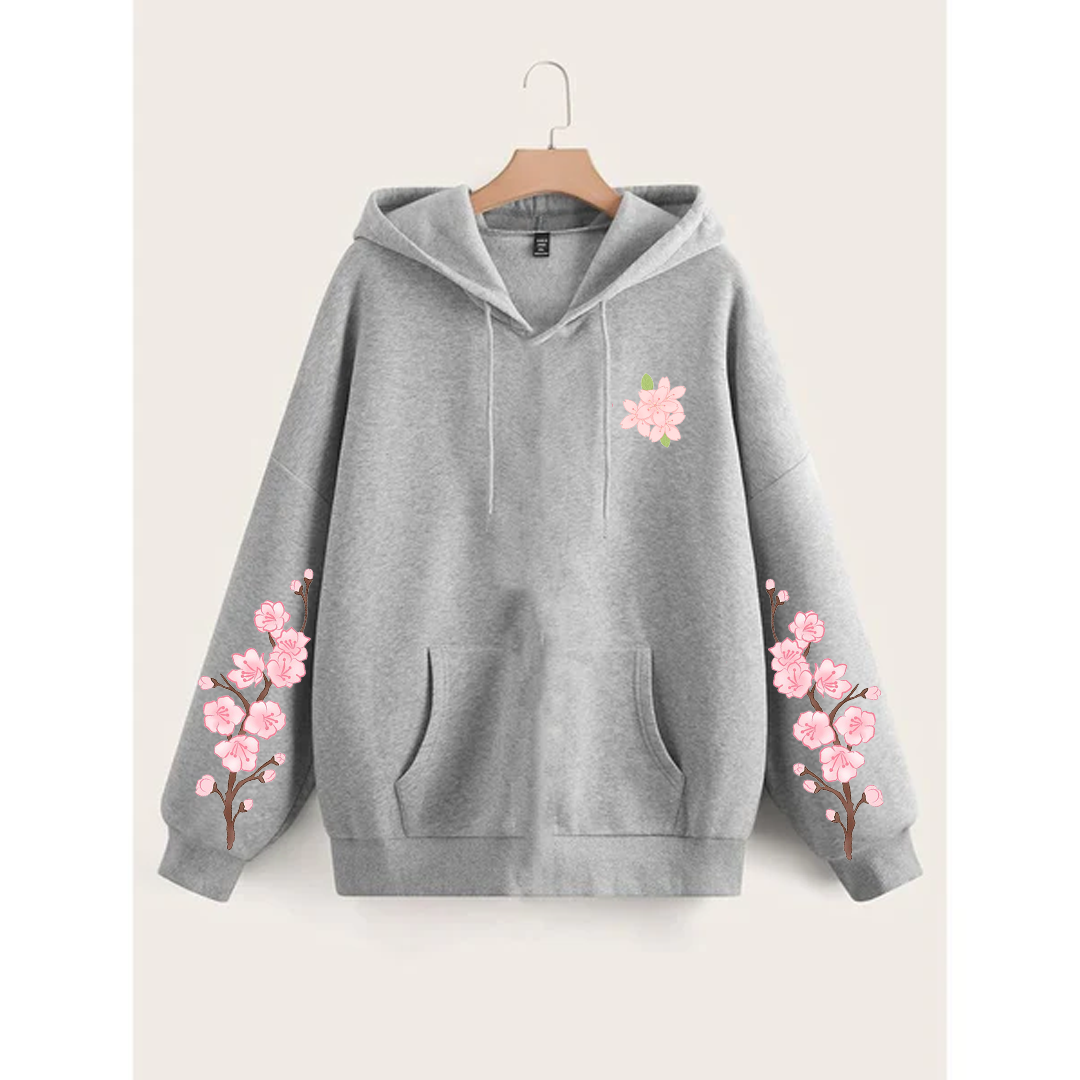 Blossom sleeves hoodie