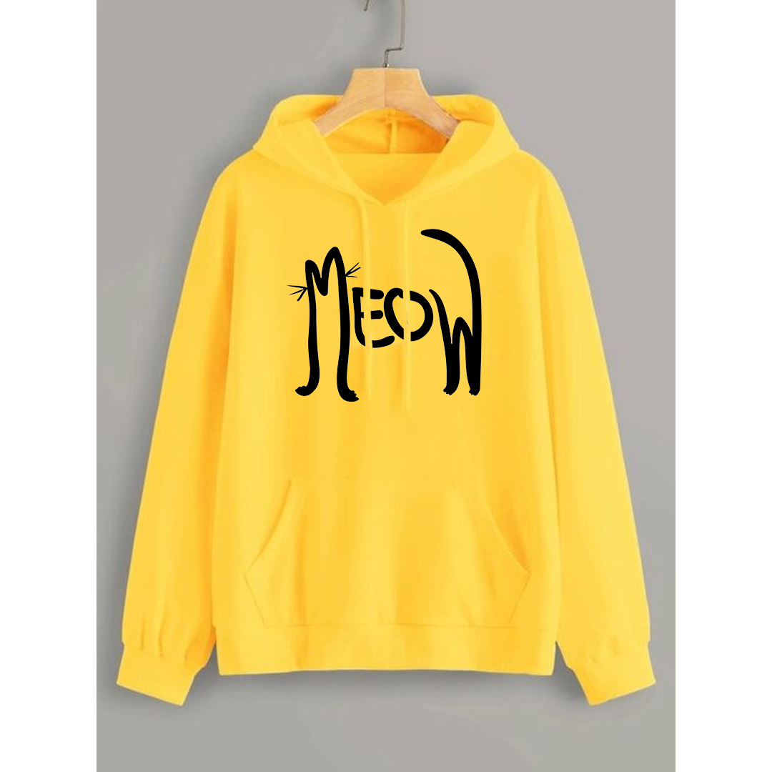 Meow Fleece hoodie