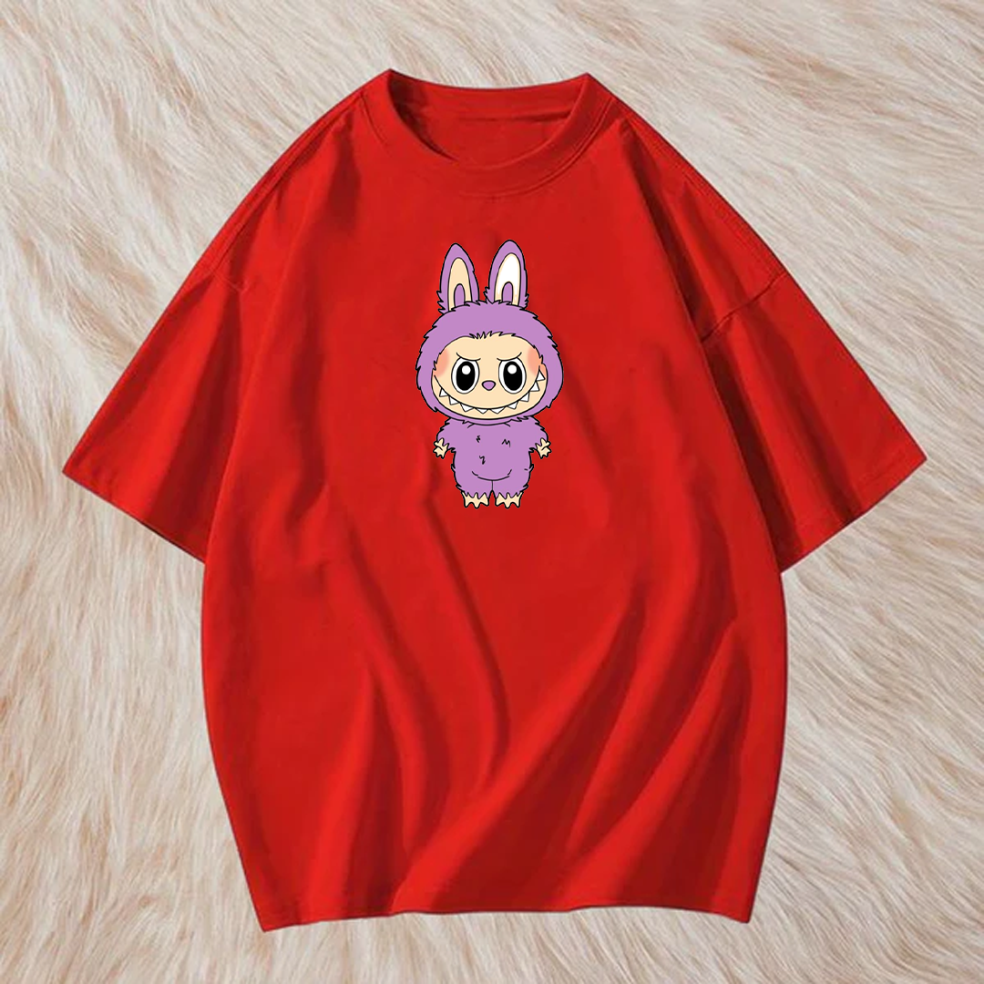 Purple labubu t shirt