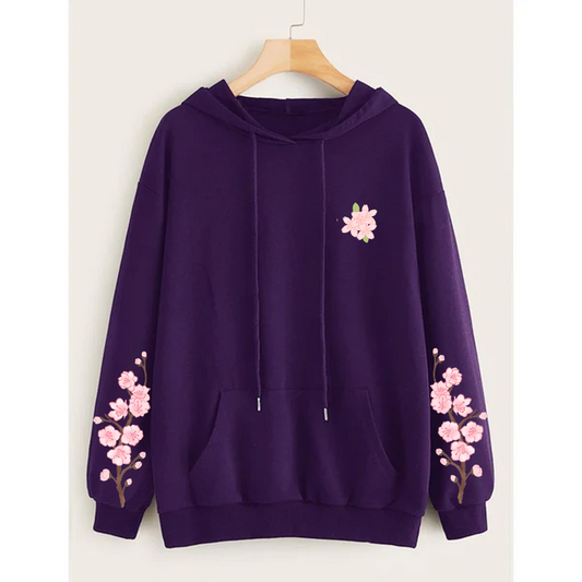 Blossom sleeves hoodie