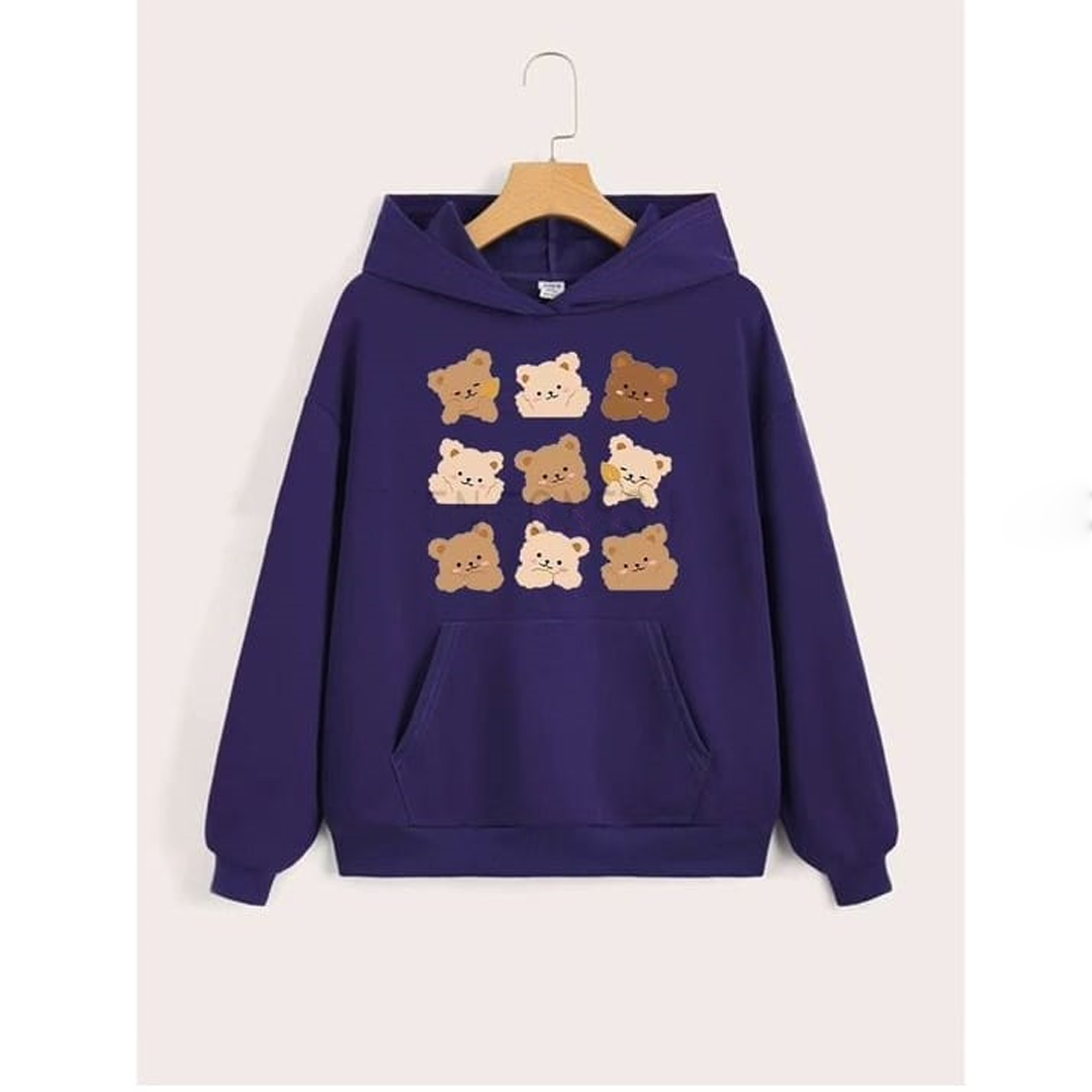 Nine bears Fleece hoodie