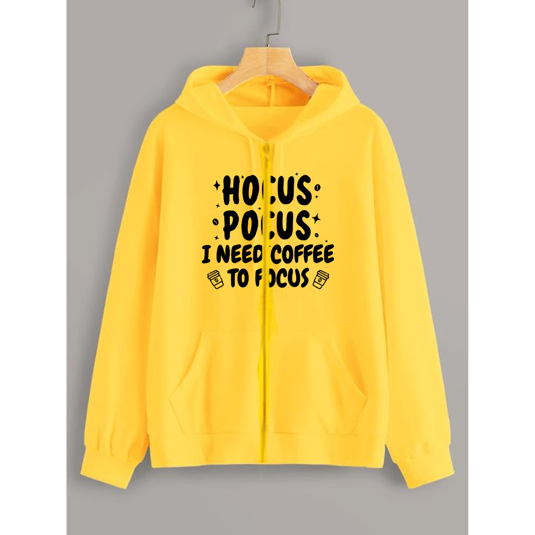 Hocus pocus zipper with hood