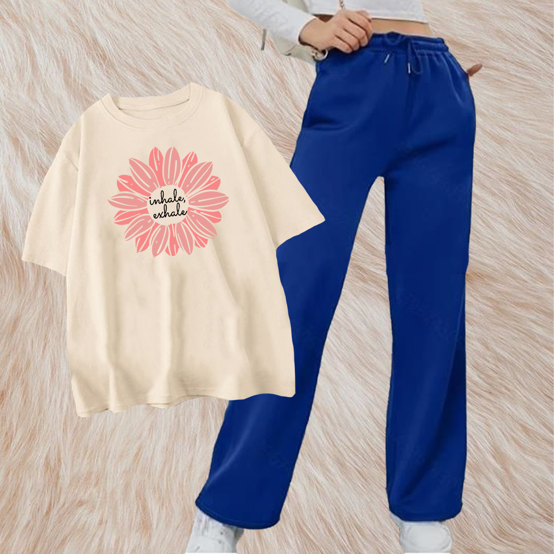 Inhale exhale with blue flapper combo