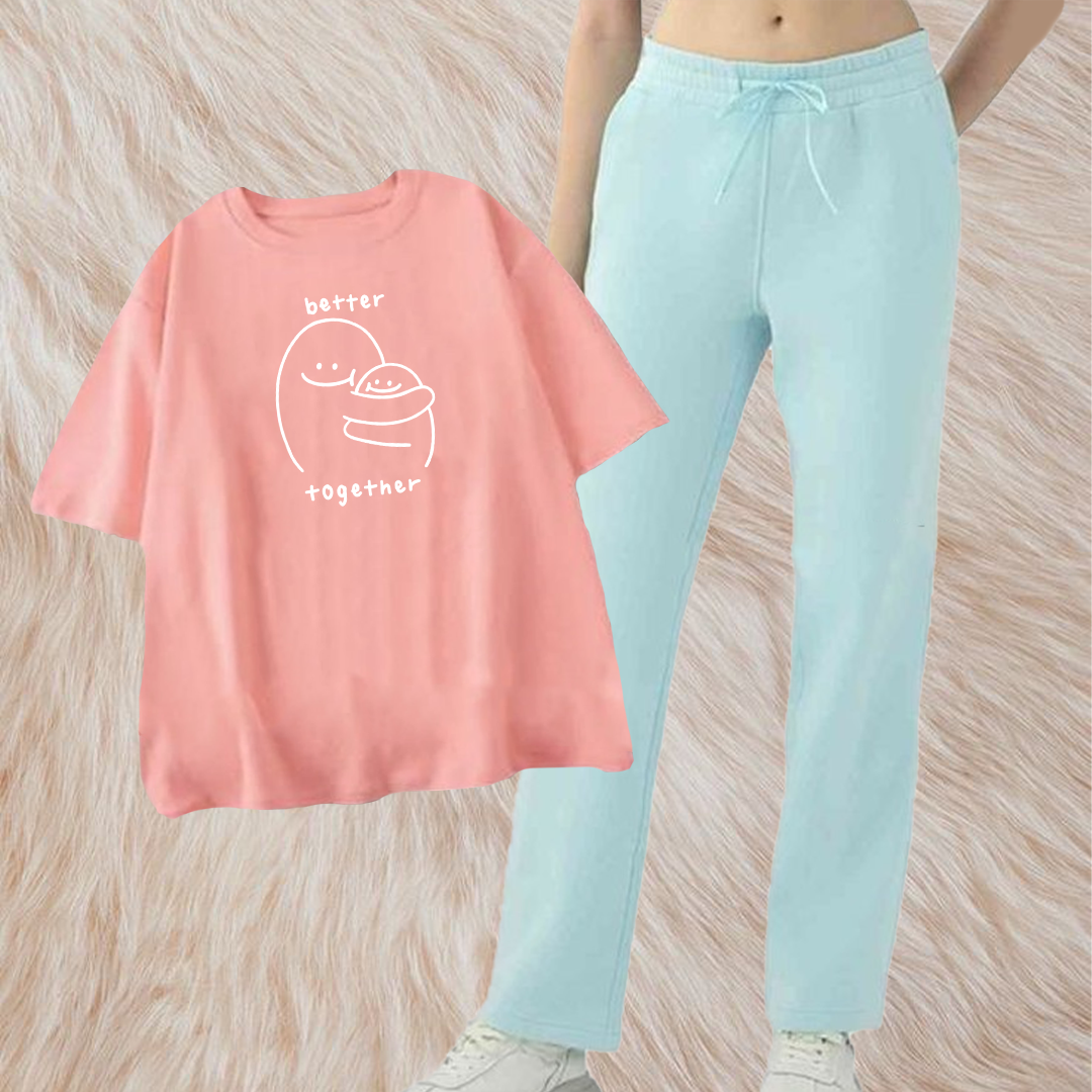 Better together with ice blue flapper combo