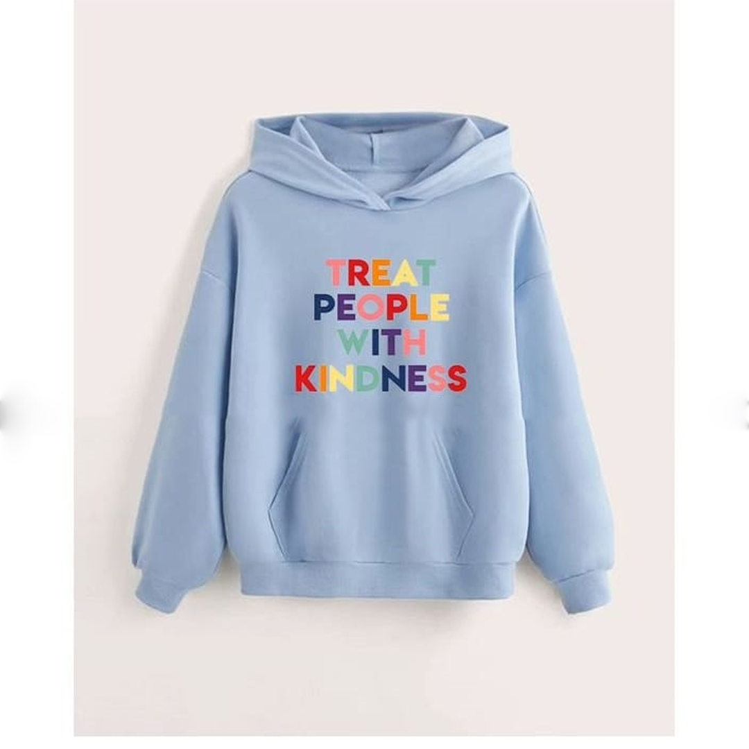 Treat people with kindness Fleece hoodie