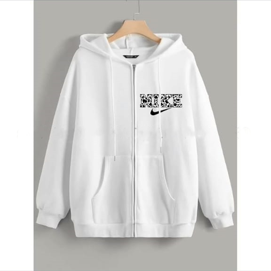 Nike logo zipper with hood