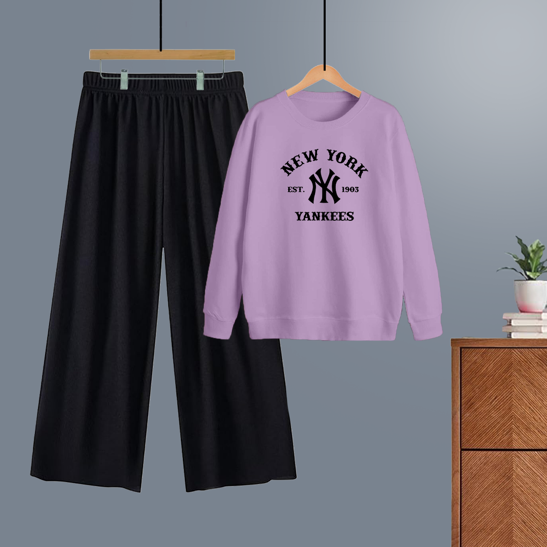 Winter tracksuit new york yankees sweatshirt with free size flapper