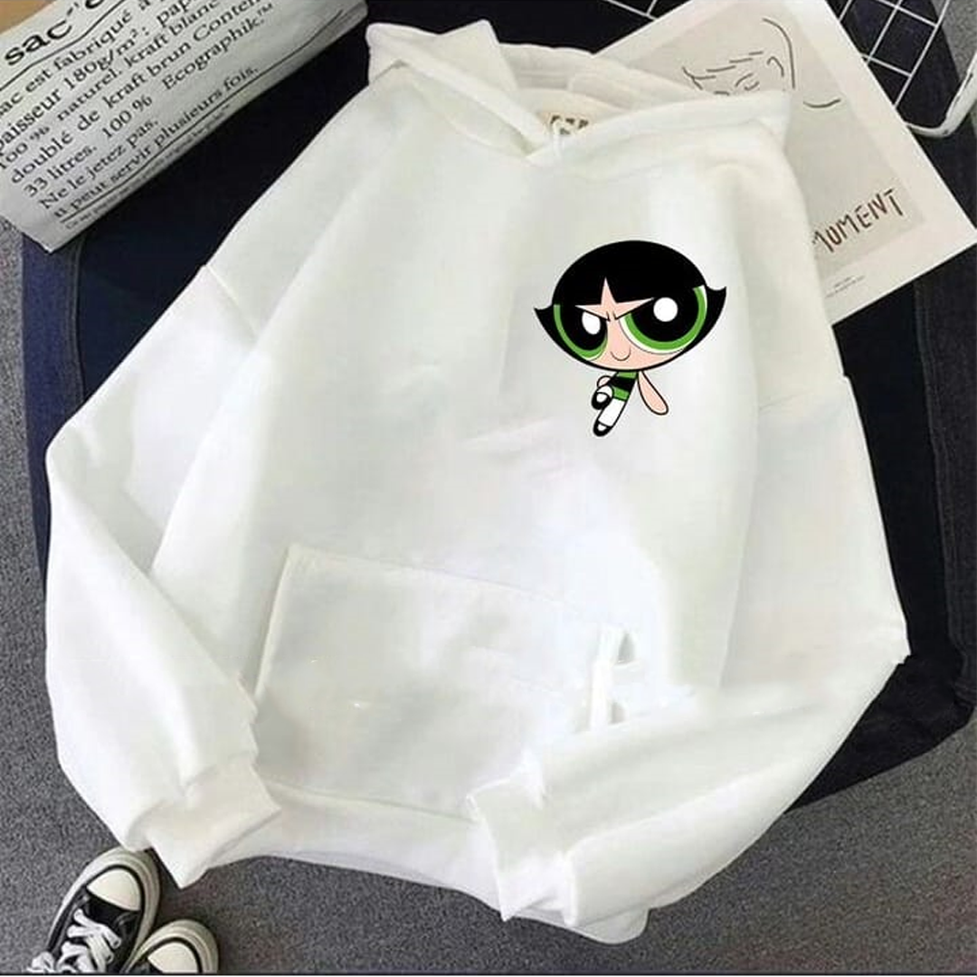 Power puff logo Fleece hoodie