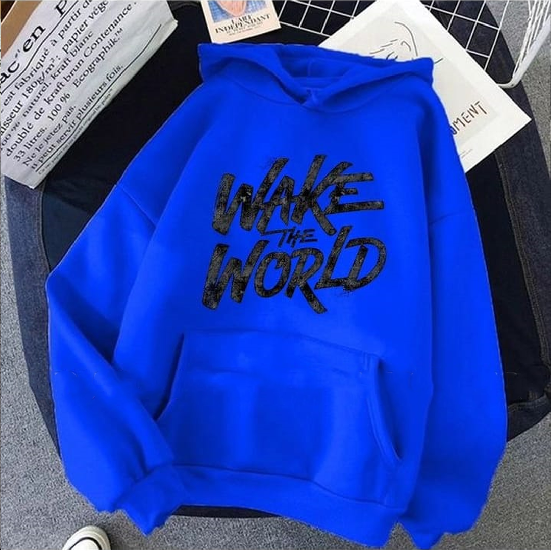 Wake the world Fleece hoodie