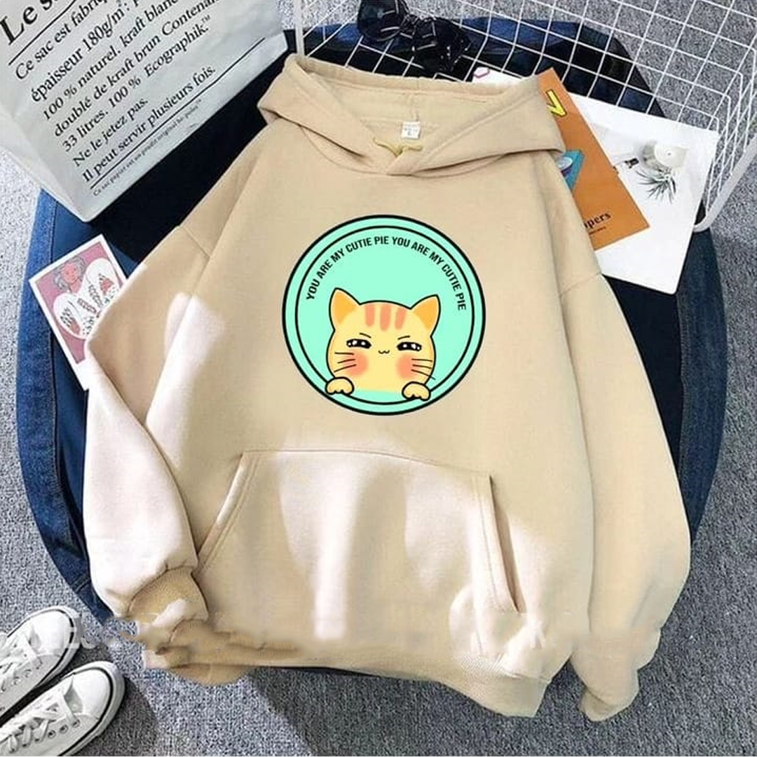 You are my cutie pie Fleece hoodie