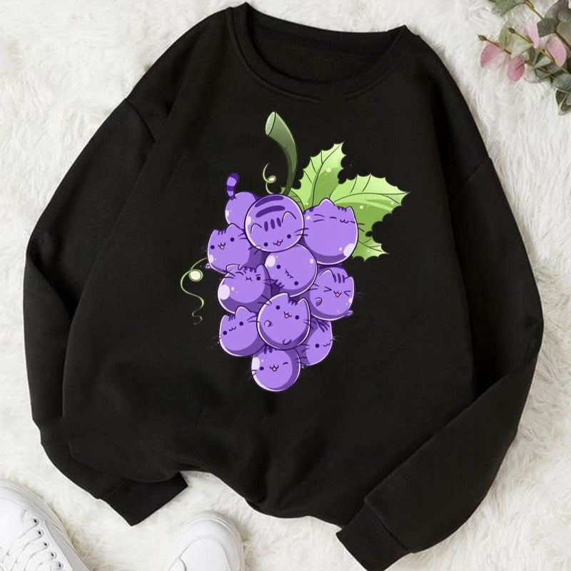 Grapes Women Sweat Shirts