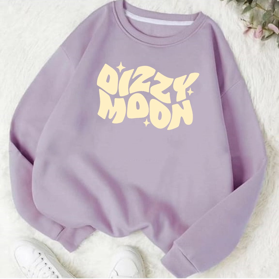 Dizzy moon Fleece Sweat Shirt