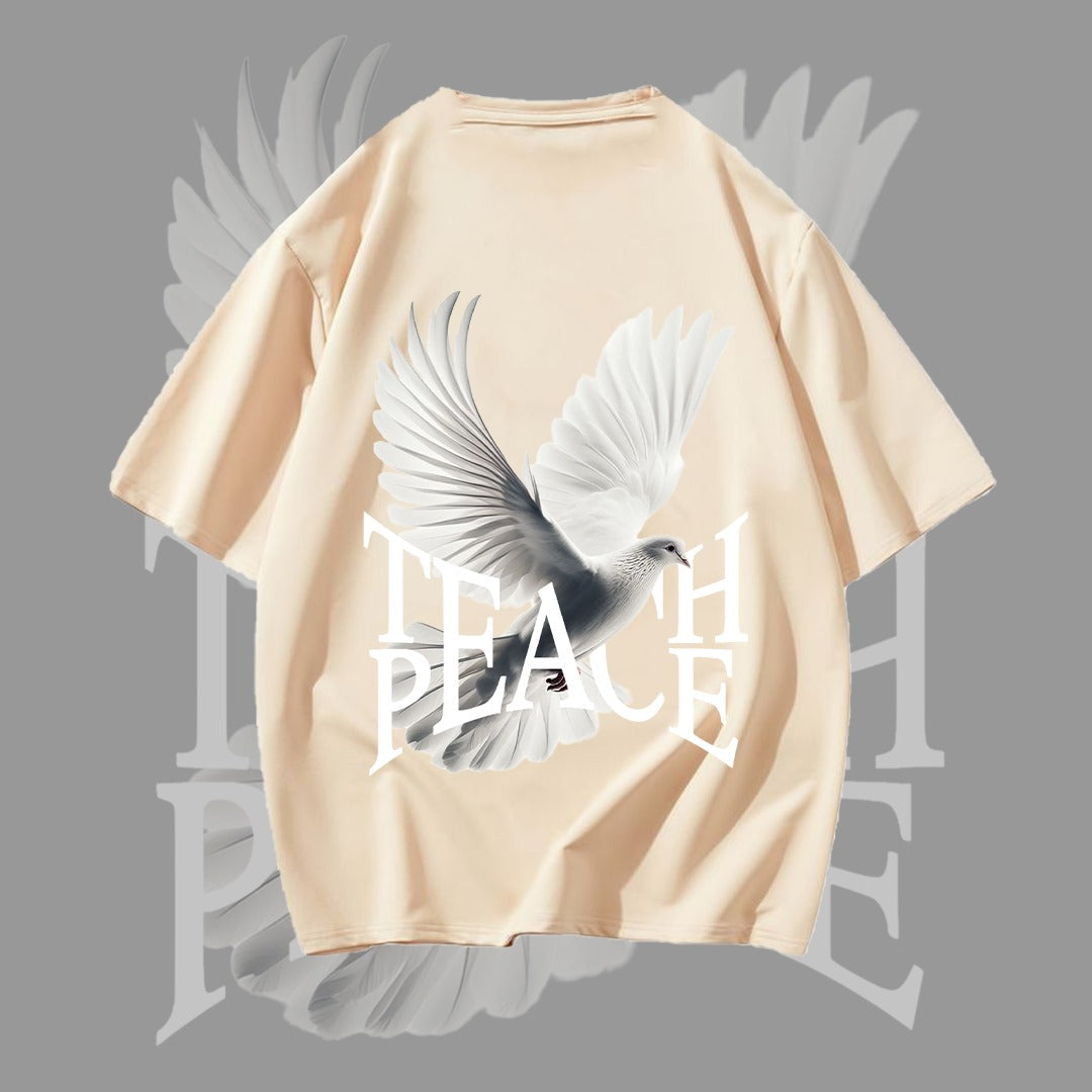 Teach Peace Oversized T-Shirt