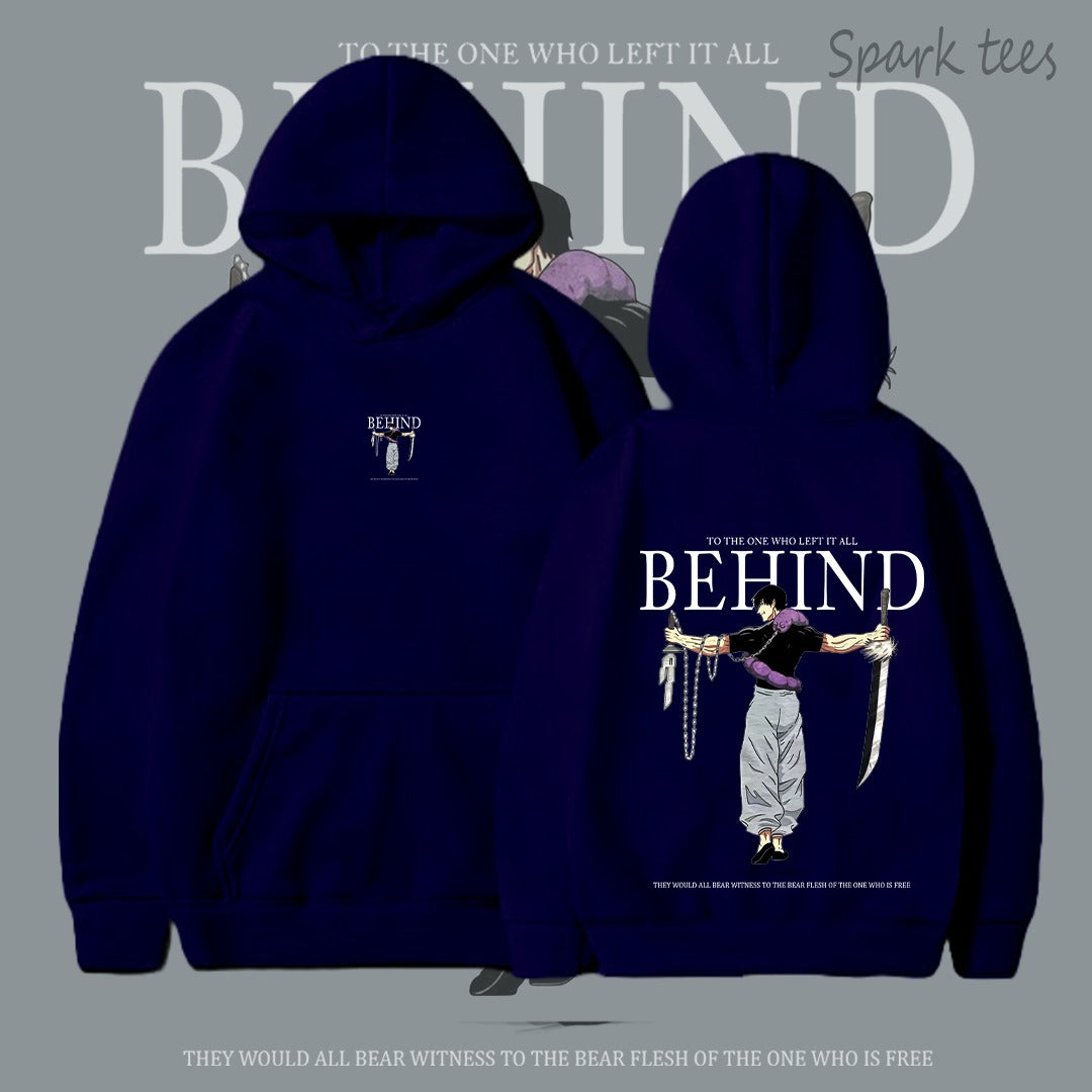 Behind Printed Hoodie