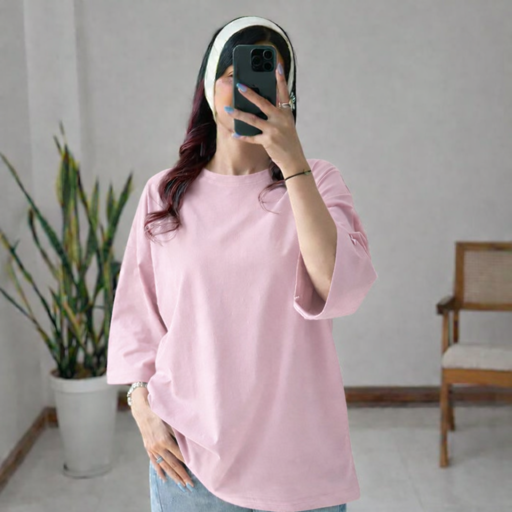 Pink Oversized T-Shirt