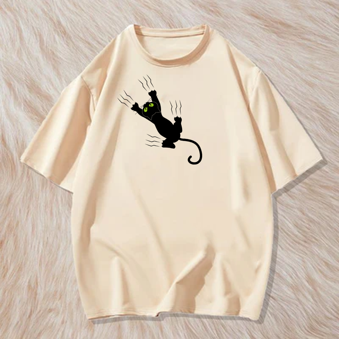 Scratching t shirt