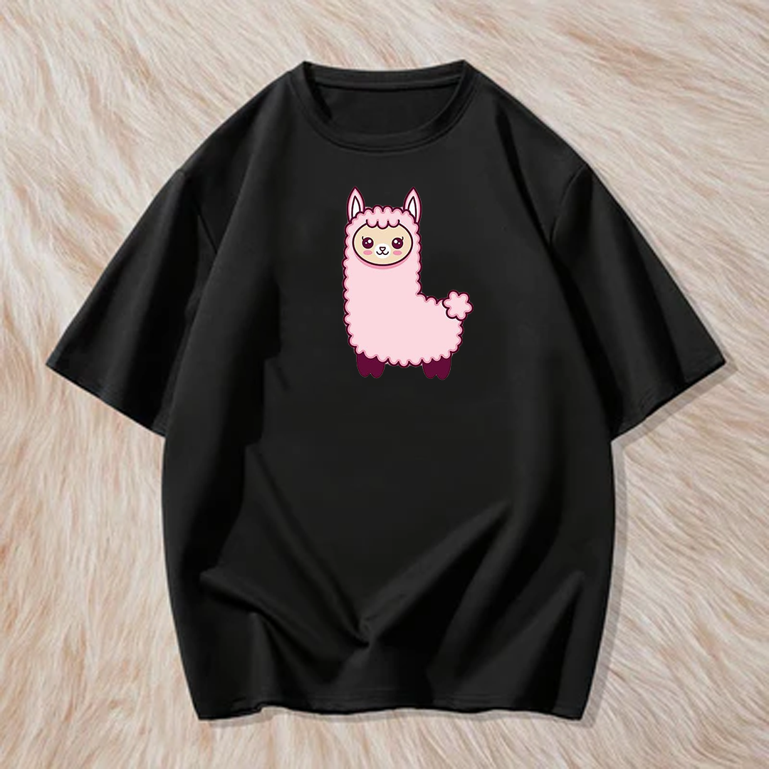 Cute lama t shirt