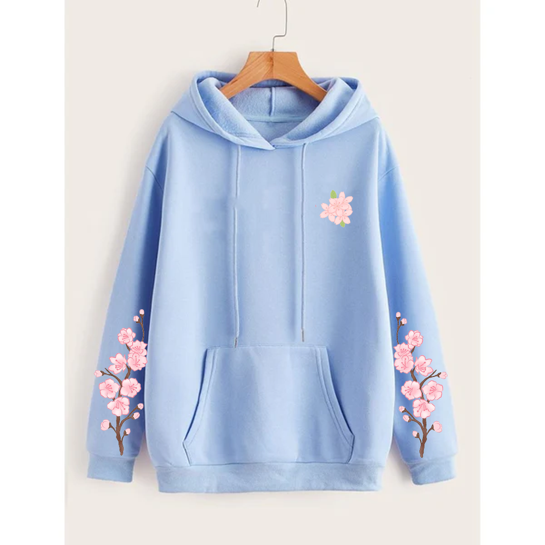 Blossom sleeves hoodie