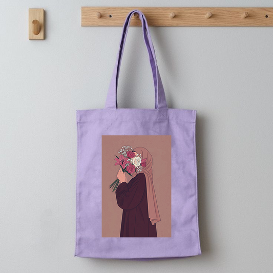 Bouquet hijab girl