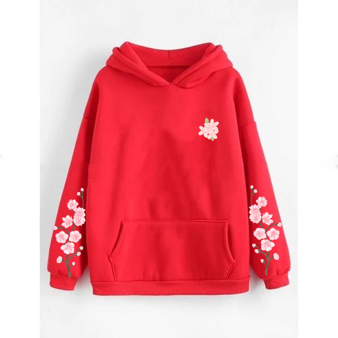 Blossom sleeves hoodie