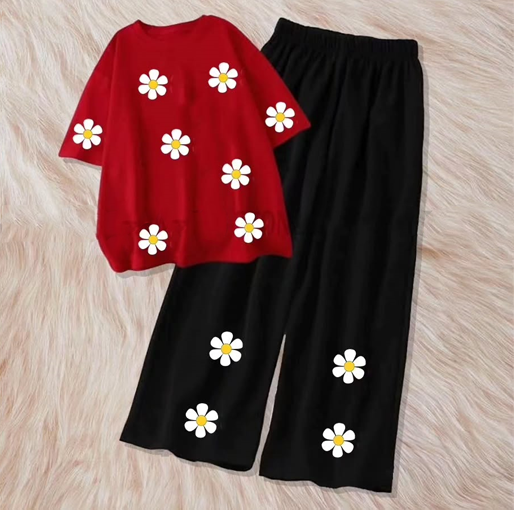 Daisy print with flapper combo
