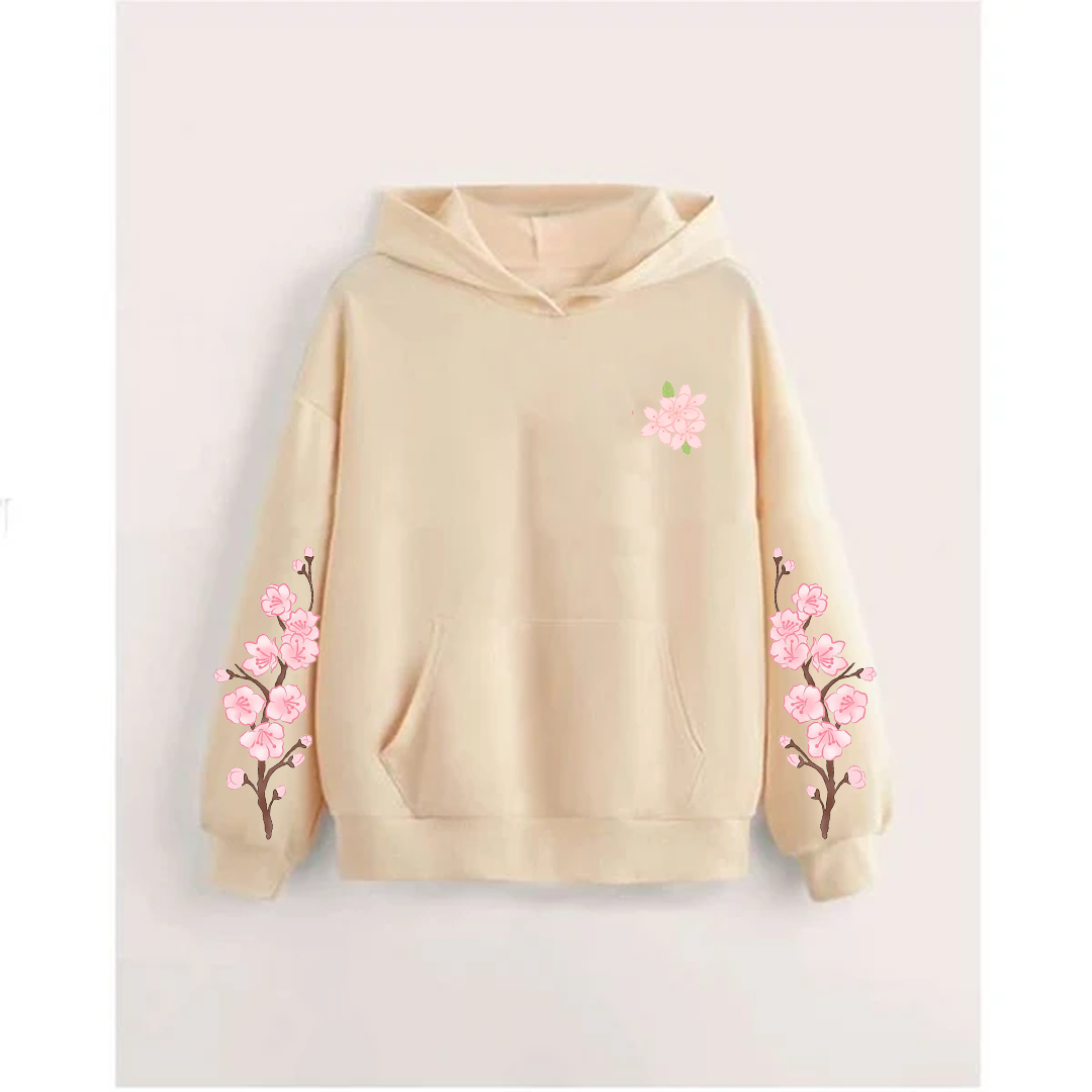Blossom sleeves hoodie