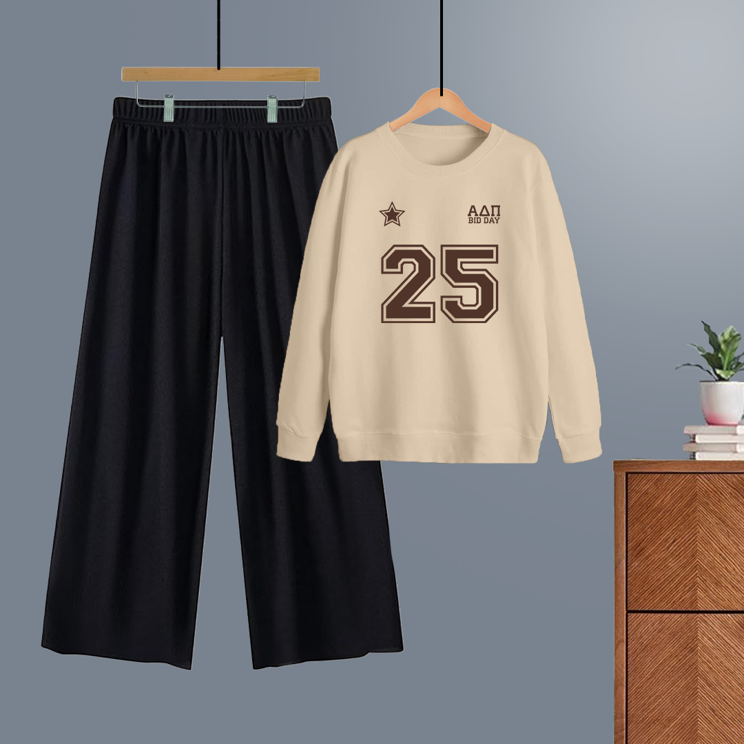 Winter tracksuit 25 sweatshirt with free size flapper