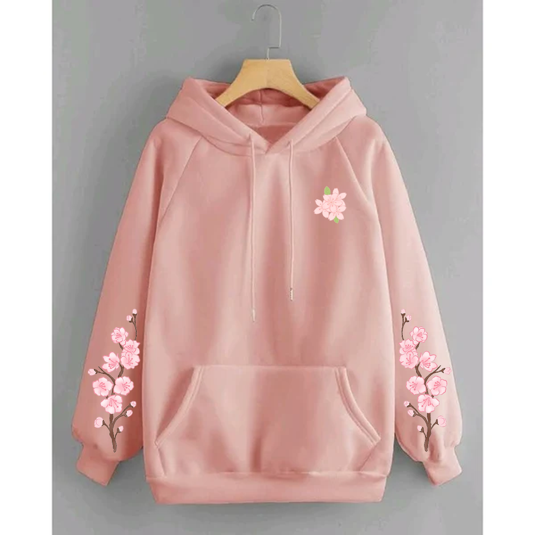 Blossom sleeves hoodie