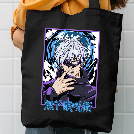 Anime canvas tote bag