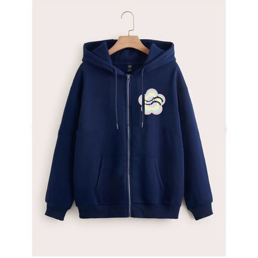 What the mind believes zipper with hood