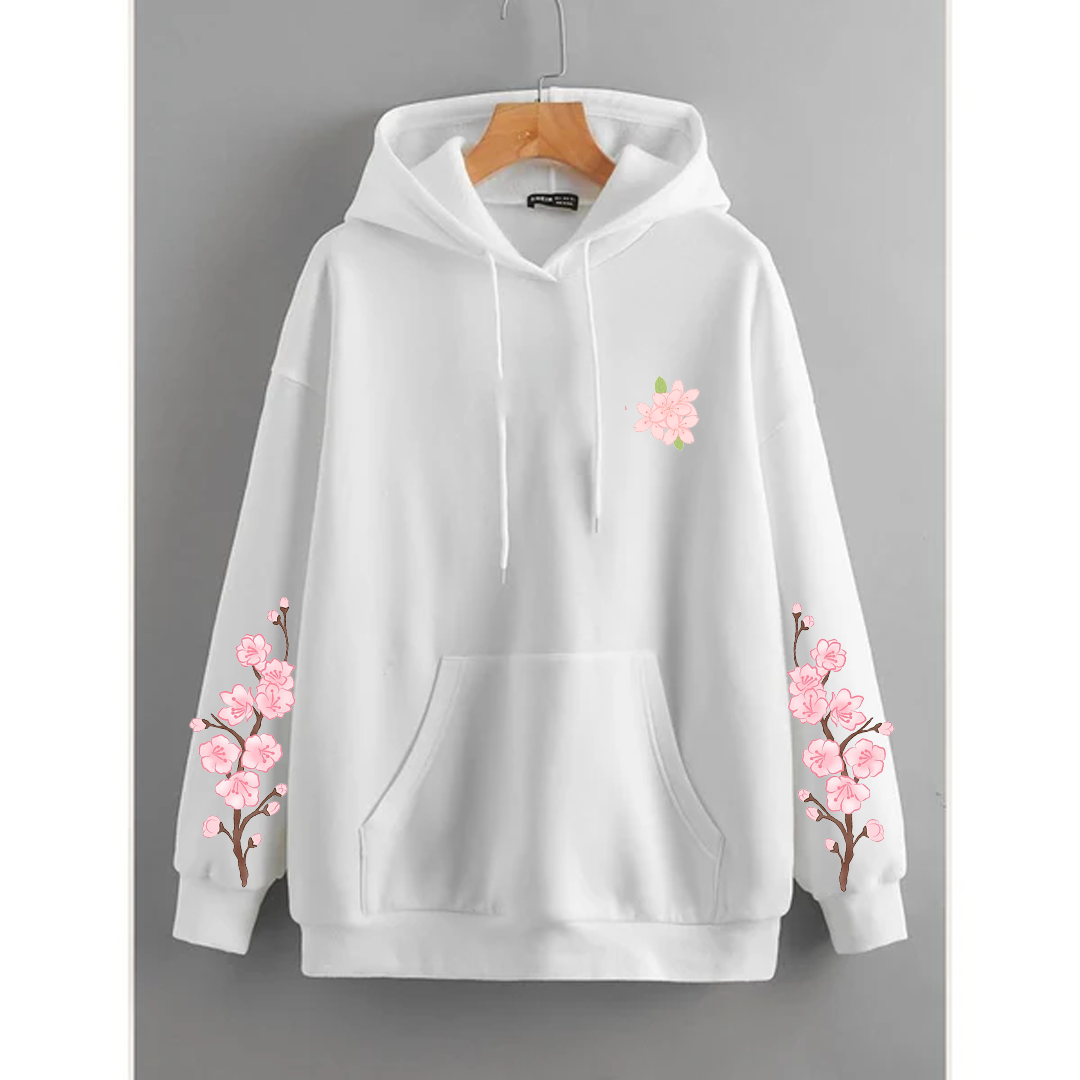 Blossom sleeves hoodie