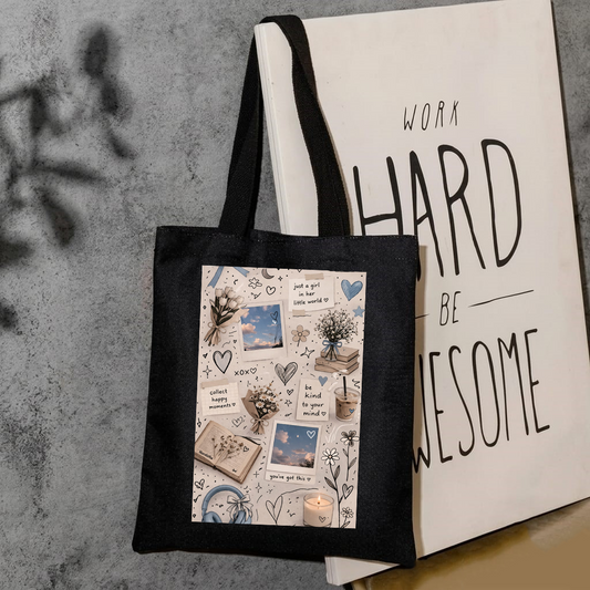 Just a girl in her little world tote bag