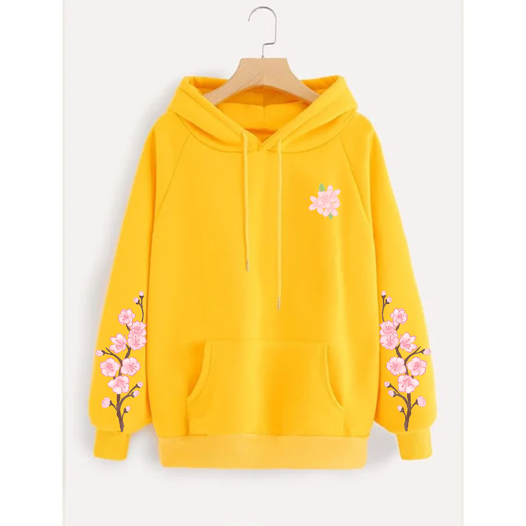 Blossom sleeves hoodie