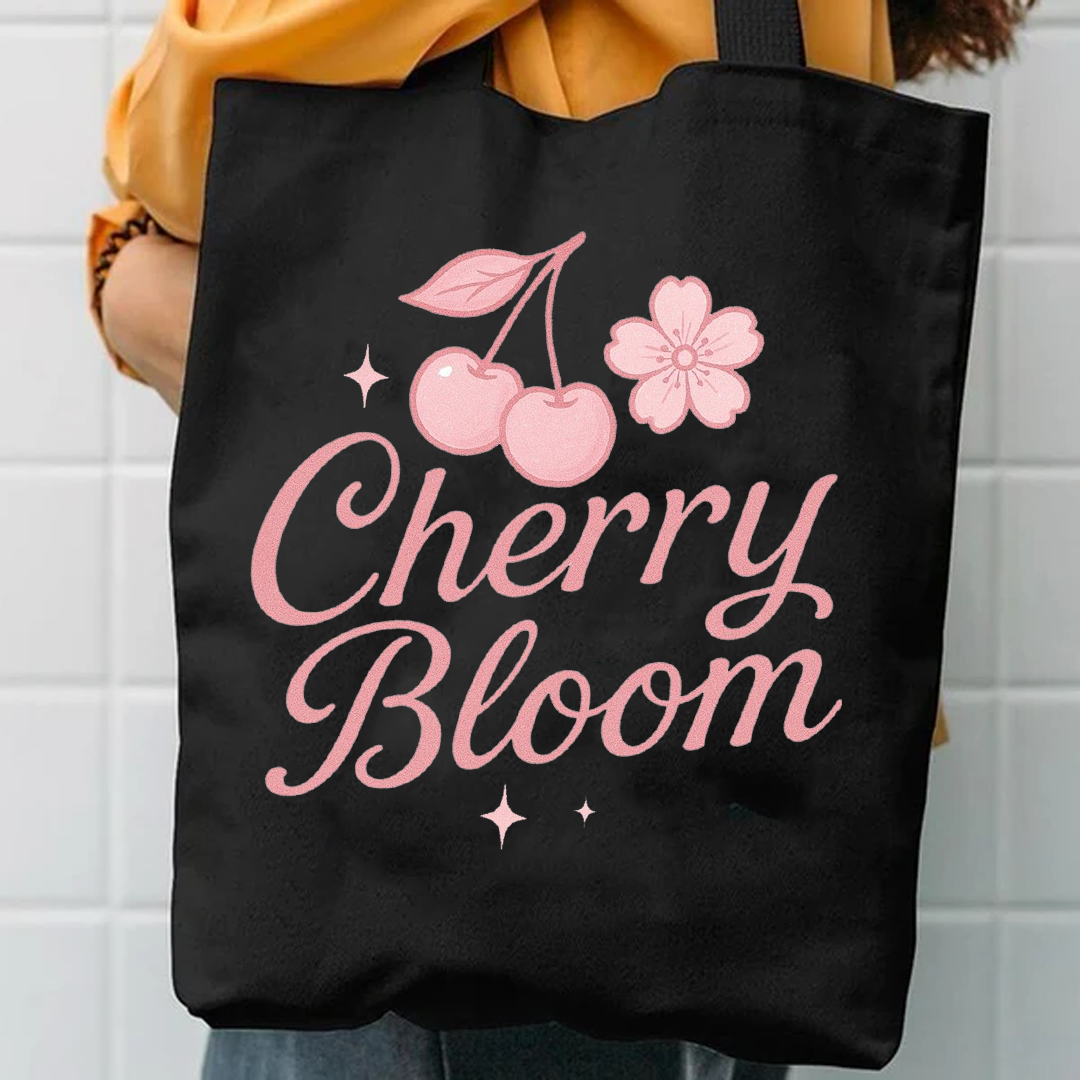 Cherry bloom tote bag