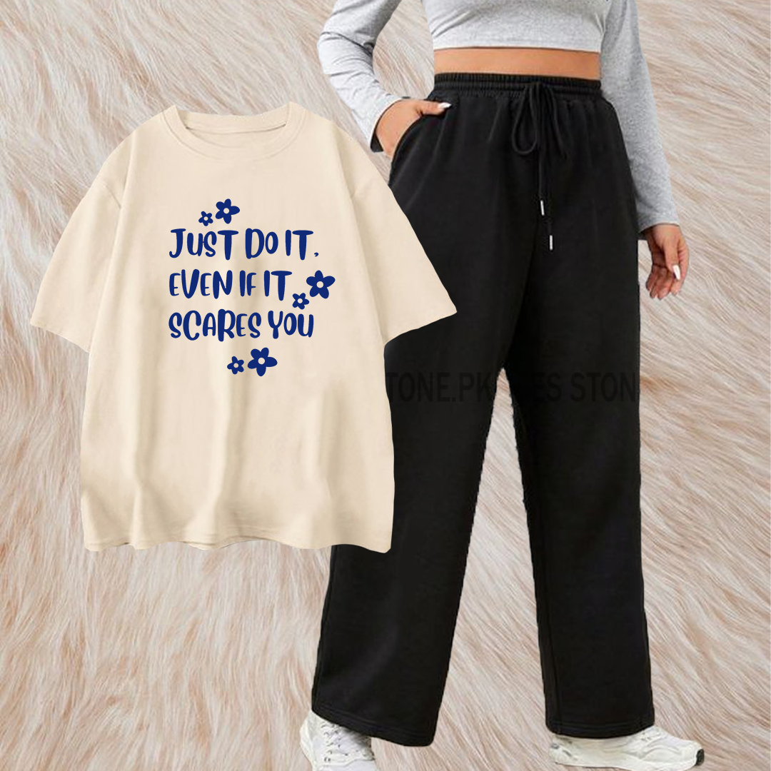 Just do it even if it scares you with black flapper combo