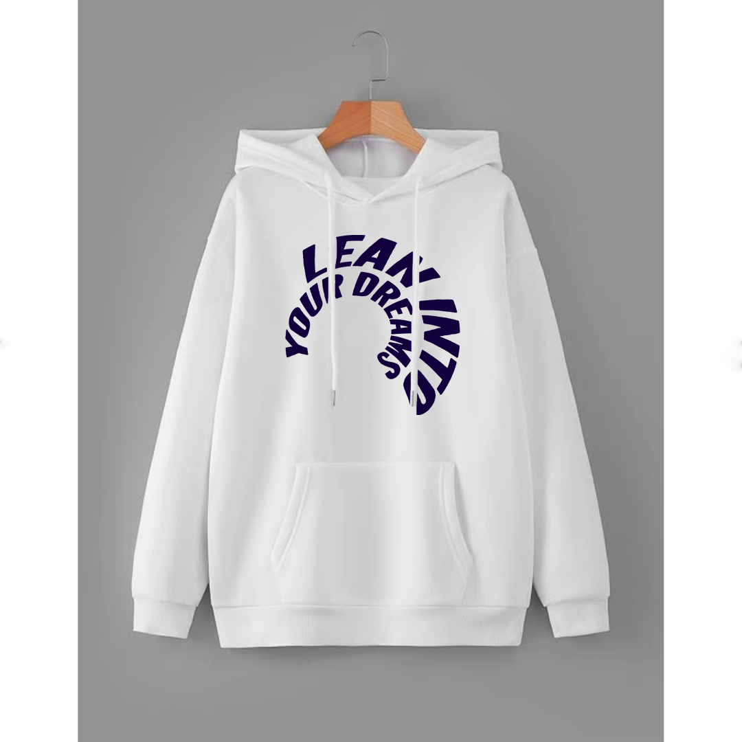 Lean into your dreams Fleece hoodie
