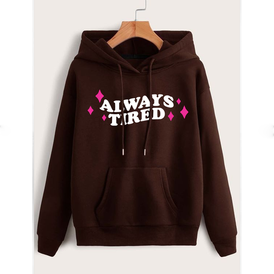 Always tired Fleece hoodie