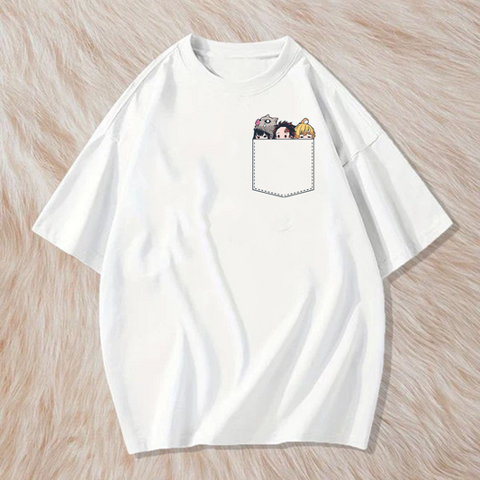 Anime pocket t shirt