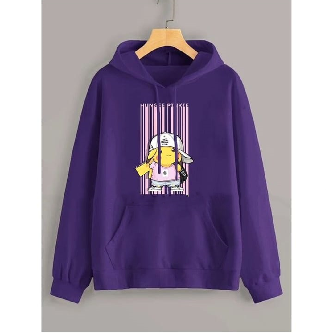 Hunge pink Fleece hoodie