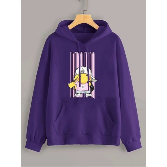 Hunge pink Fleece hoodie