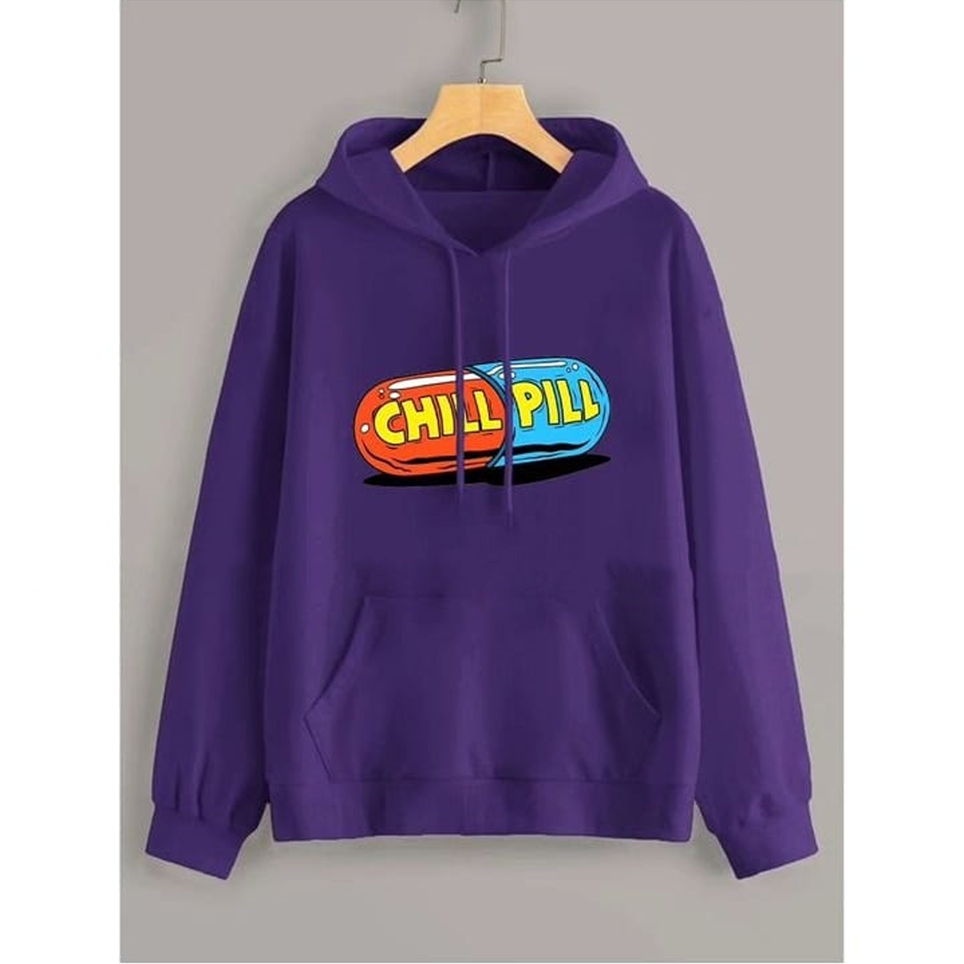 Chill pill Fleece hoodie