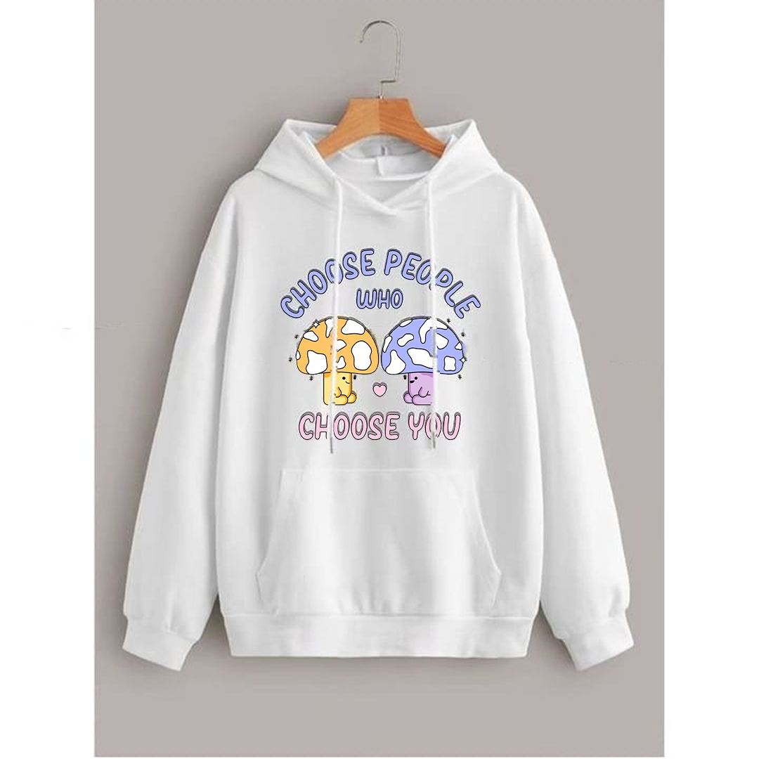 Choose people who choose you Fleece hoodie