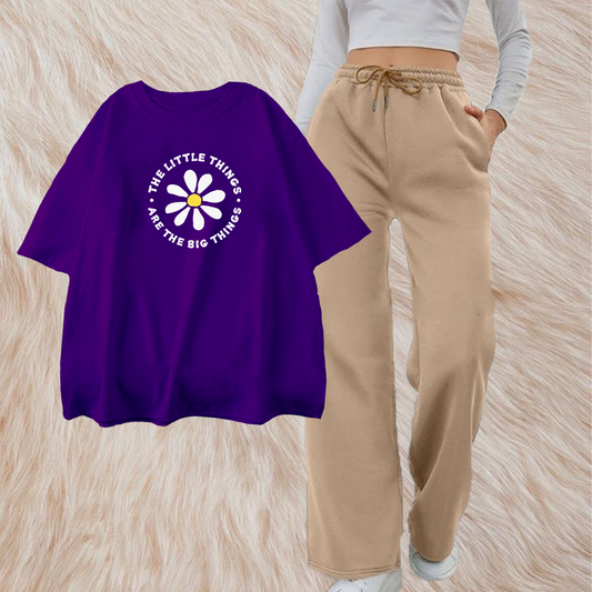 The little things with beige flapper combo